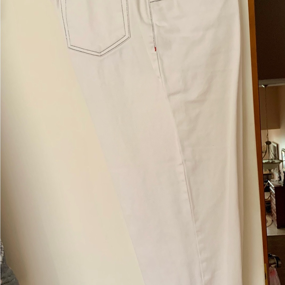 Jones New York Stretch White Jeans